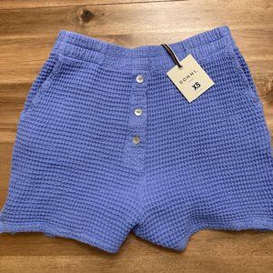 DONNI Waffle Short - Iris - XS - NWT